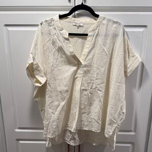Madewell Cream Women's Top Sz L
